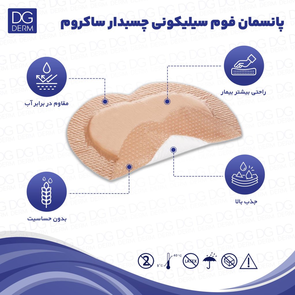 پانسمان فوم ساکروم